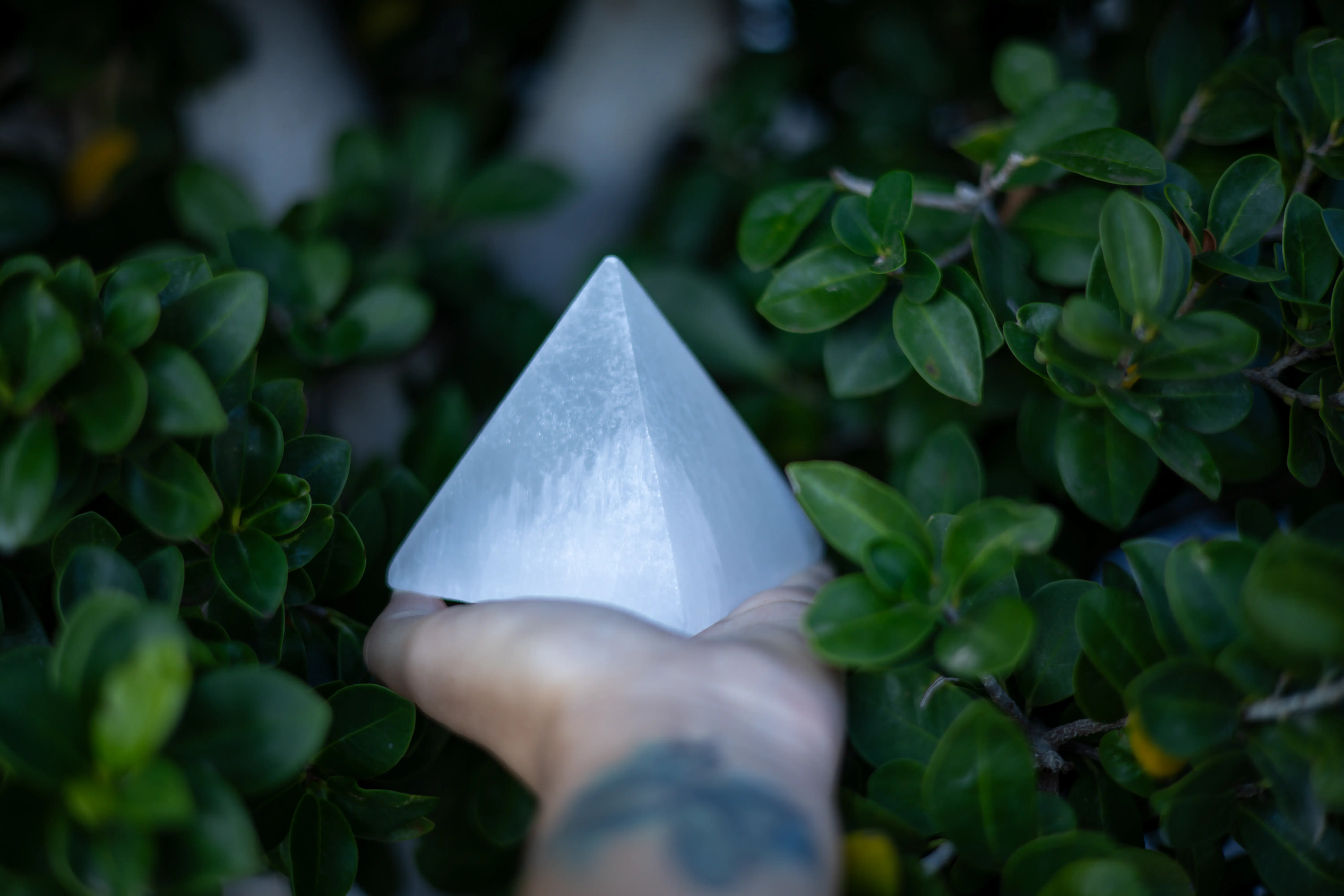 Selenit Pyramide